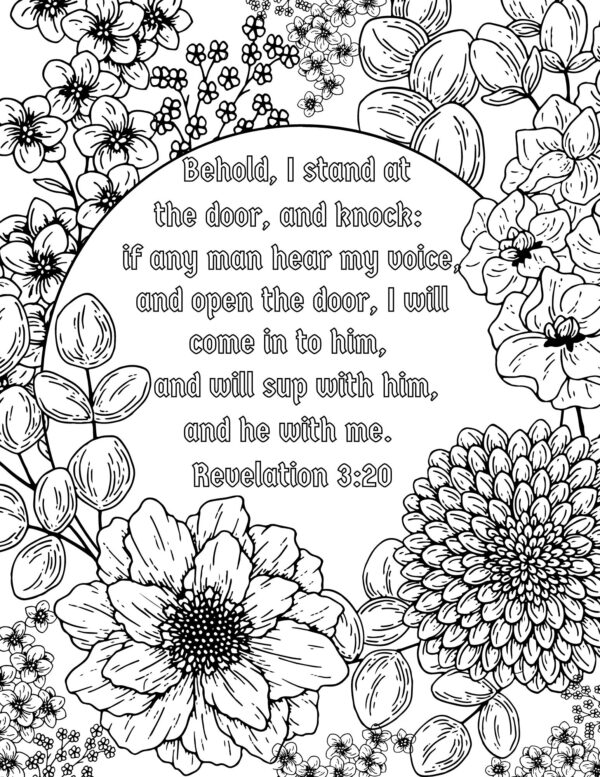 Behold, I stand at the door, and knock: if any man hear my voice, and open the door, I will come in to him, and will sup with him, and he with me. Revelation 3:20